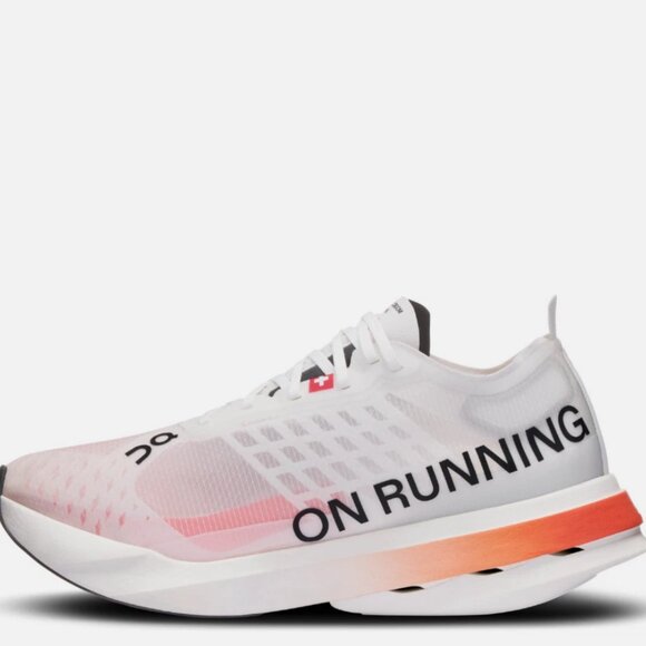 NEW Mens ON Running Brand White/Flame Cloud Cloudboom Strike OC Shoes 2024 12.5